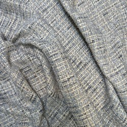 Твид серый меланж с легким золотистым люрексом