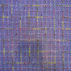 Твид яркий сиреневый, рыхлый, с цветными нитями и пайетками