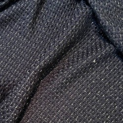 Твид темно-синий с золотистыми нитями
