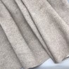 Ткань пальтовая бежевый меланж, с шерстью в составе 