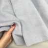 Ткань пальтовая небесно-голубой меланж, с шерстью в составе