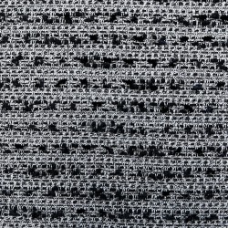 Чёрно-серый меланжевый твид