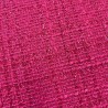 Твид однотонный классический цвета фуксии с блестящей нитью в тон