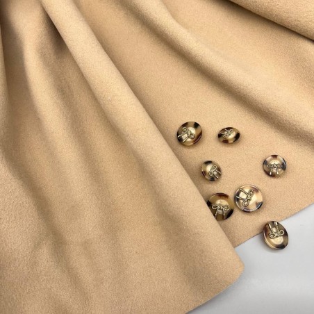 Ткань пальтовая песочный бежевый