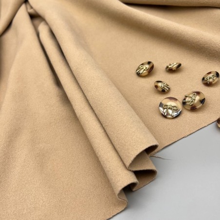 Ткань пальтовая песочный бежевый
