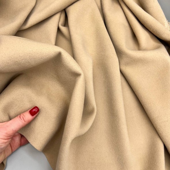 Ткань пальтовая песочный бежевый