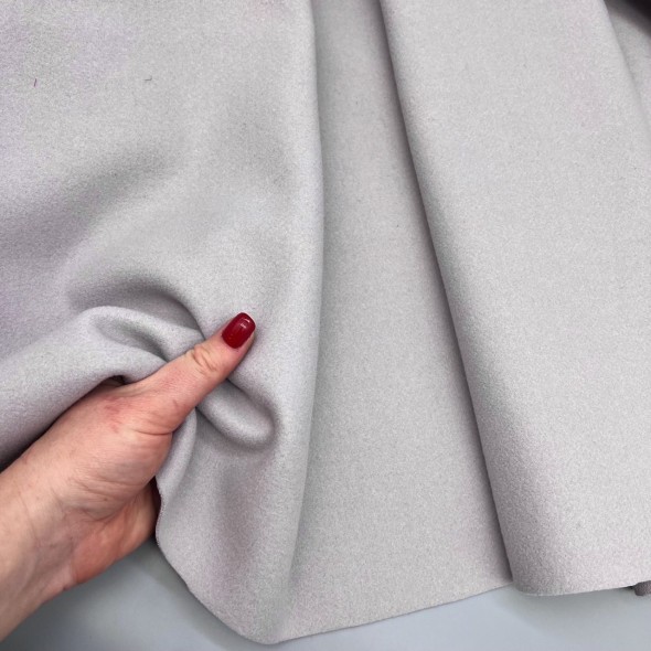 Ткань пальтовая сиренево-серый светлый