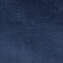 Вельвет хлопковый насыщенного сине-бирюзового оттенка