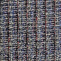Твид с цветными объемными нитями