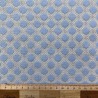 Ткань хлопок жаккардовый голубой