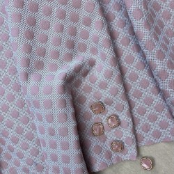 Ткань хлопок жаккардовый розовый