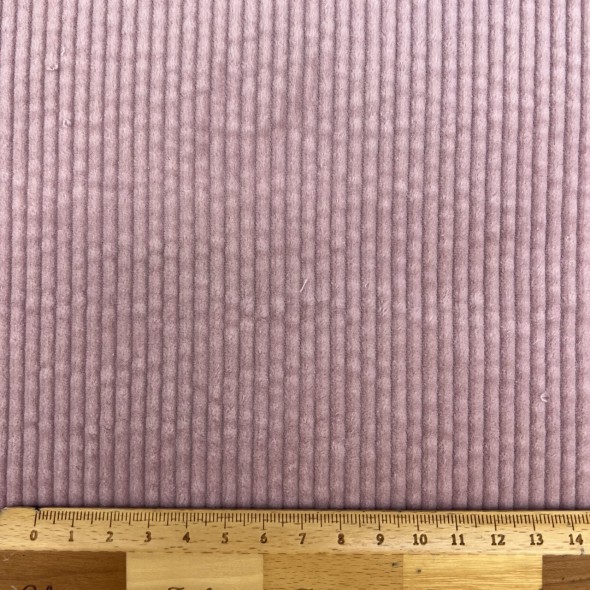 Вельвет хлопковый пыльно-розовый