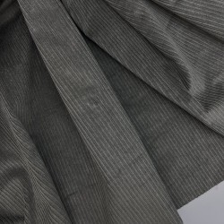 Вельвет хлопковый темный холодный хаки