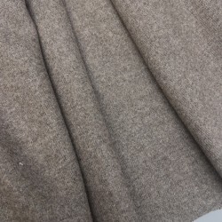 Трикотаж костюмно-пальтовый холодный темный бежевый меланж