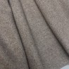 Трикотаж костюмно-пальтовый холодный темный бежевый меланж