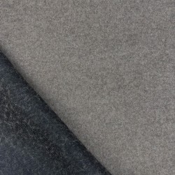 Трикотаж костюмно-пальтовый холодный темный бежевый меланж