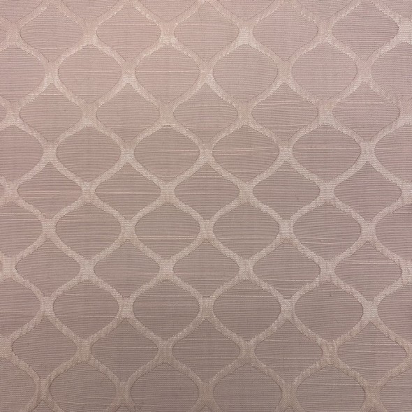 Жаккард хлопковый двухсторонний с узором, персиково-розовый