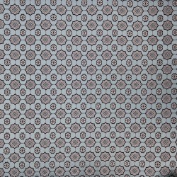 Жаккард мятного цвета с геометрически рисунком