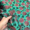Ткань жаккард с цветочным рисунком