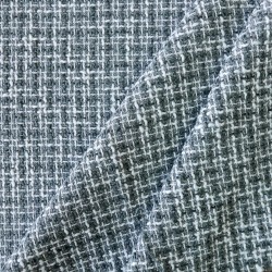 Твид серый с молочными нитями