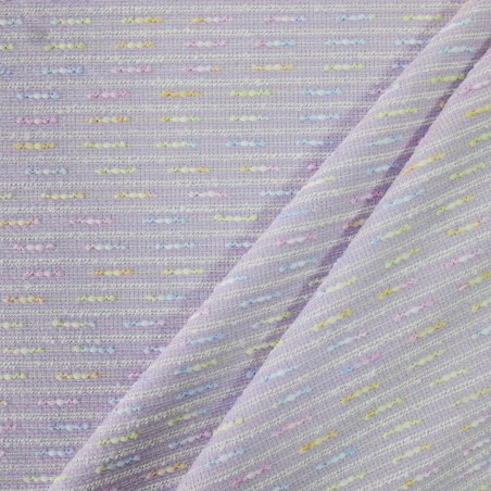 Твид с радужными буклированными нитями