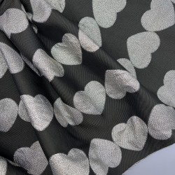 Жаккард с сердцами