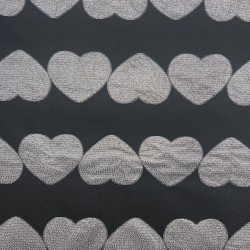 Жаккард с сердцами