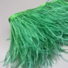 Перья натуральные, ярко-зеленые, 11 см