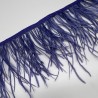 Перья натуральные, васильково-синие, 11 см