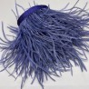 Перья натуральные, васильково-синие, 11 см