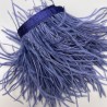 Перья натуральные, васильково-синие, 11 см
