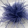 Перья натуральные, васильково-синие, 11 см