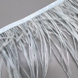 Перья натуральные, светло-бирюзовые, 11 см