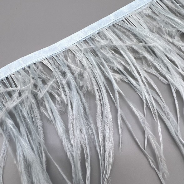 Перья натуральные, светло-бирюзовые, 11 см