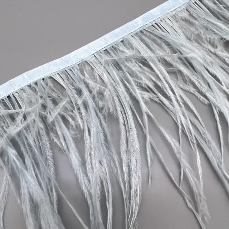 Перья натуральные, светло-бирюзовые, 11 см