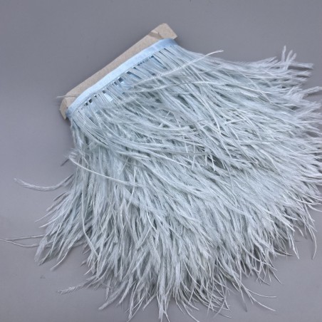 Перья натуральные, светло-бирюзовые, 11 см