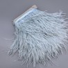Перья натуральные, светло-бирюзовые, 11 см