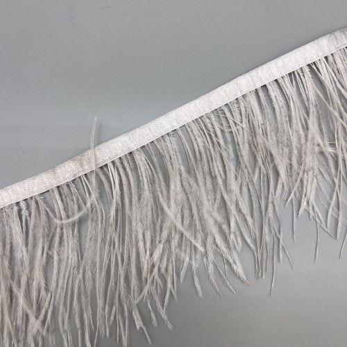 Перья натуральные, светлый бежевый, 9 см