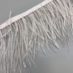 Перья натуральные, светлый бежевый, 9 см