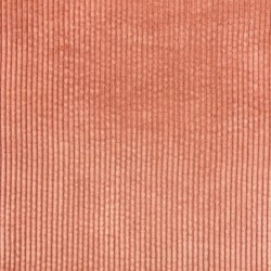 Ткань вельвет для одежды, хлопковый, коралловый