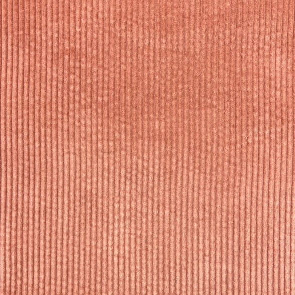 Ткань вельвет для одежды, хлопковый, коралловый