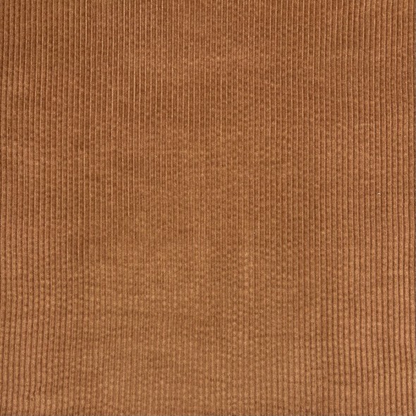 Ткань вельвет для одежды, хлопковый, рыжий