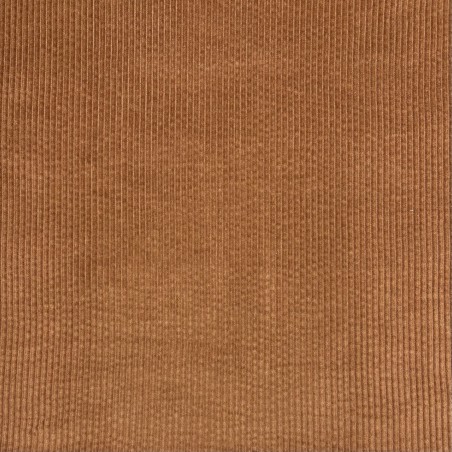 Ткань вельвет для одежды, хлопковый, рыжий