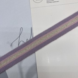 Лампасы трикотажные для шитья, пушистые, с люрексом, 3 см