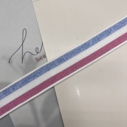 Лампасы трикотажные для шитья, с люрексом, 3 см