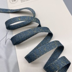 Лампасы трикотажные кругловязанные с люрексом , 1.3 см