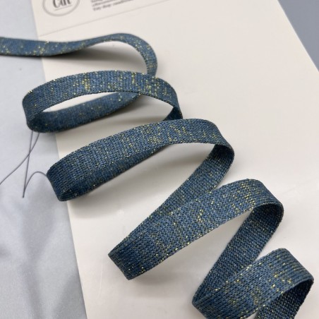 Лампасы трикотажные кругловязанные с люрексом , 1.3 см