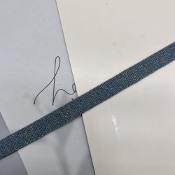 Лампасы трикотажные кругловязанные с люрексом , 1.3 см