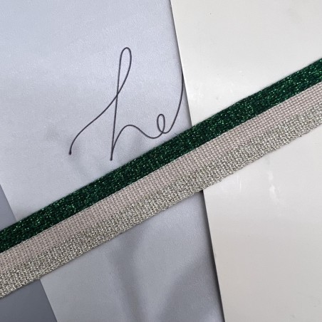 Лампасы трикотажные для шитья, с люрексом, 2,5 см