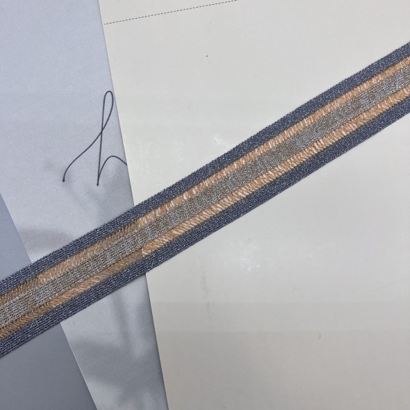 Лампасы трикотажные ажурные, 3 см